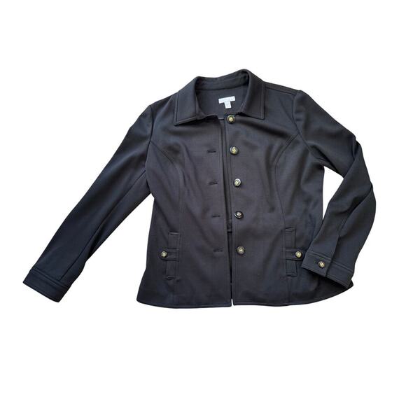 Vintage Y2K Charter Club Jacket, size XL, Gold Buttons; Cinched back - Picture 1 of 9